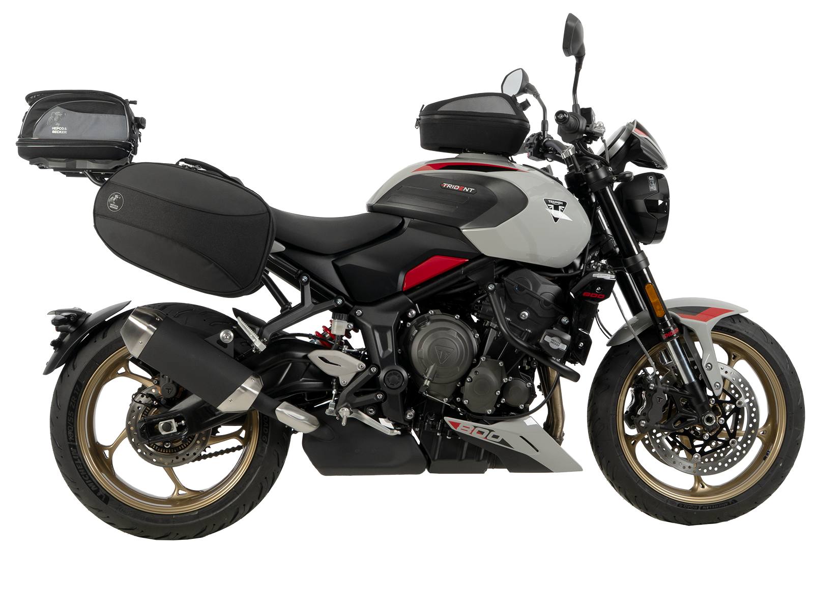 C-Bow Seitenträger schwarz für Triumph Trident 800 (26-) Hepco & Becker