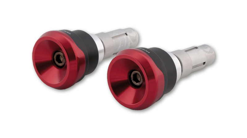 HIGHSIDER pro Akron-LS Lenkergewichte Rot (Paar)