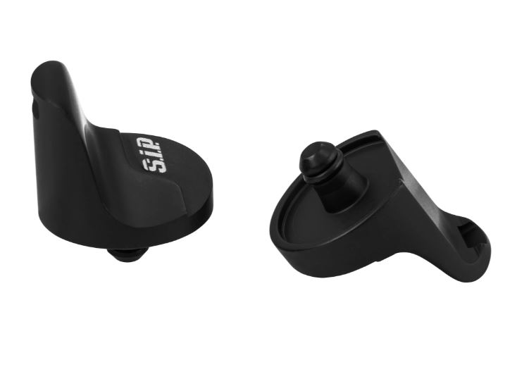 Abdeckung Spiegelloch links & rechts für Vespa Primavera/​Sprint/​Elettrica 50-150ccm, schwarz matt