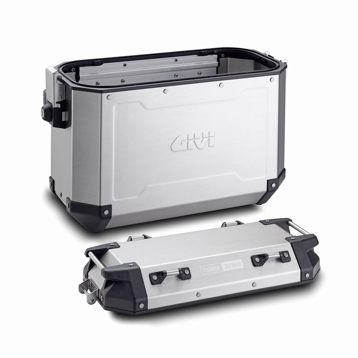 Givi Alu-Seiten-Koffer Satz Trekker Outback 37L Monokey