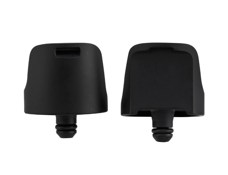 Abdeckung Spiegelloch links & rechts für Vespa Primavera/​Sprint/​Elettrica 50-150ccm, schwarz matt