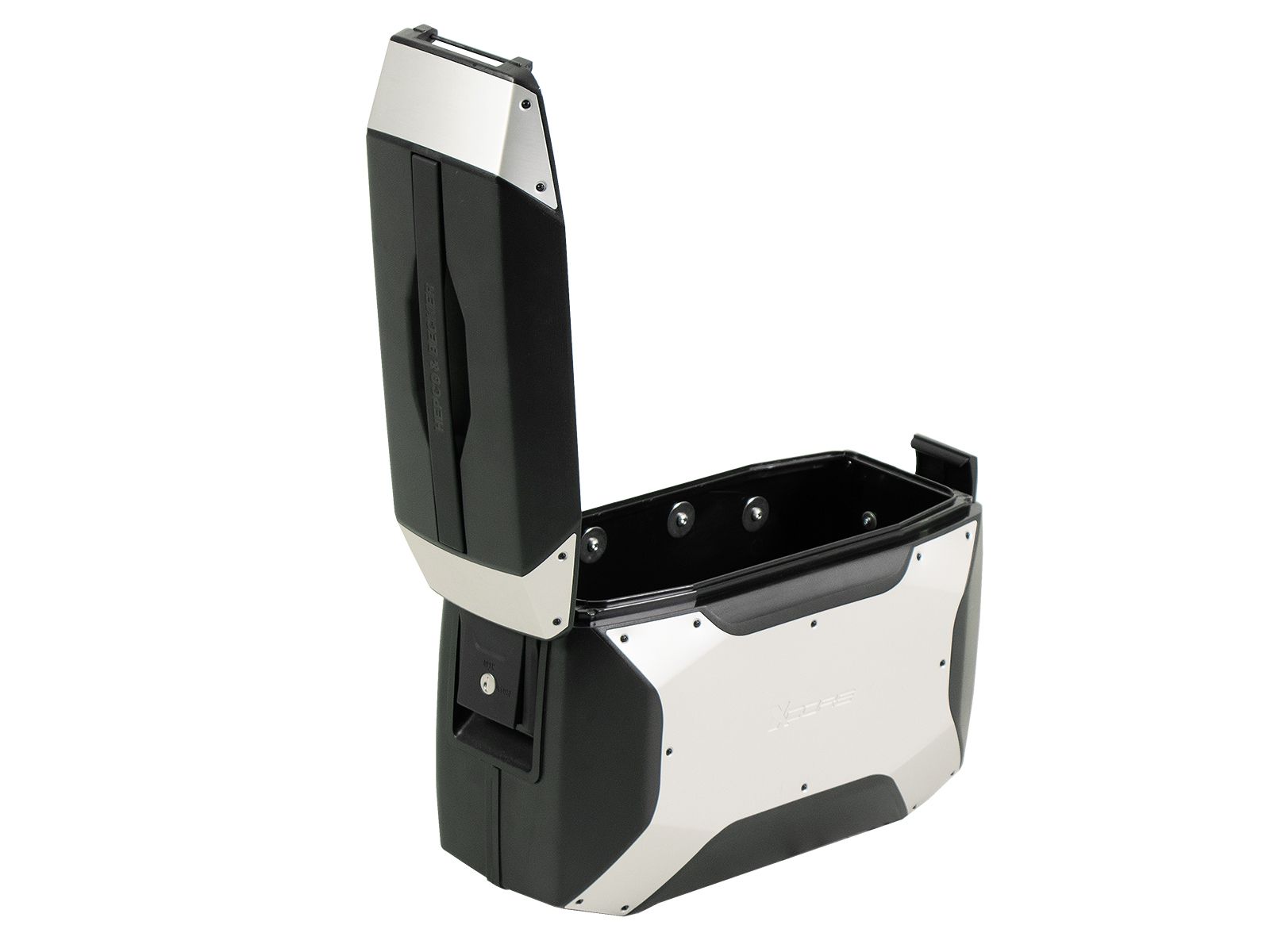Xcore Seitenkoffer silber für C-Bow Halter Hepco & Becker