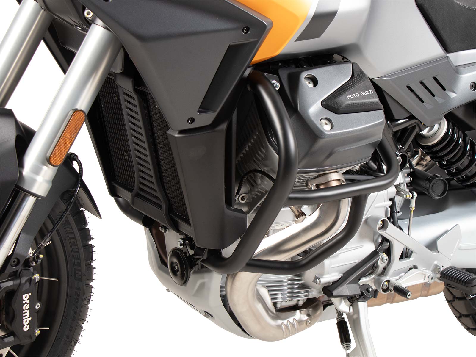 Motorschutzbügel schwarz für Moto Guzzi Stelvio (24-) Hepco & Becker