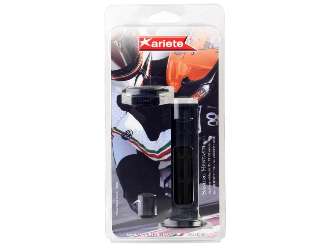 ariete Griffgummisatz offen, Länge: 125 mm, schwarz, Super Soft
