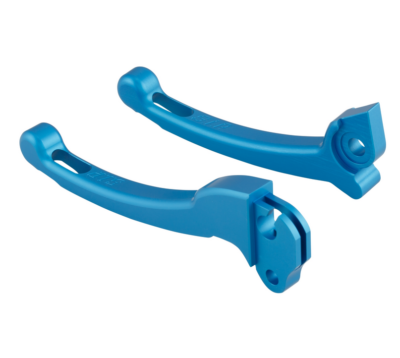 Sporthebel Set Kupplung/Bremse für Vespa PX 125-200ccm, HBZ Grimeca, rechts/links, blau matt