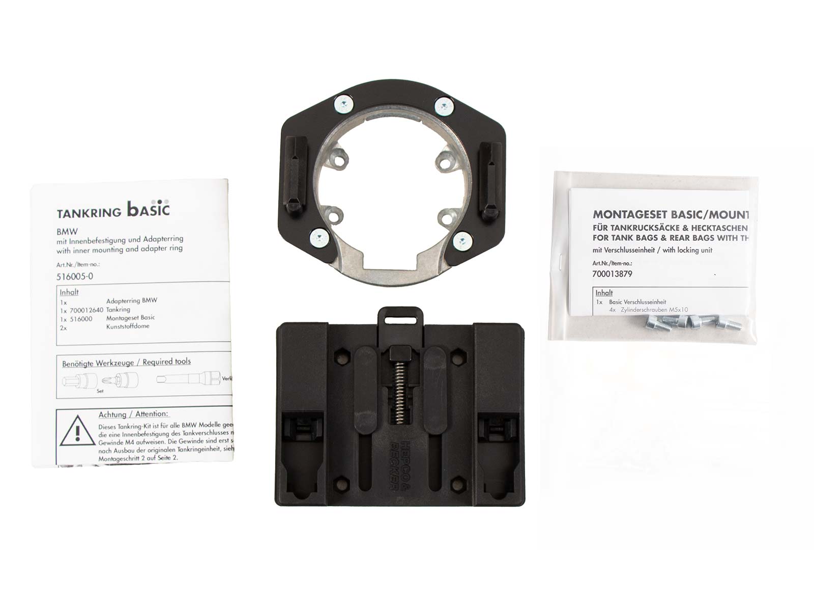 Tankring Basic inkl. Tankrucksackverschlusseinheit für BMW M 1000 R (23-) Hepco & Becker