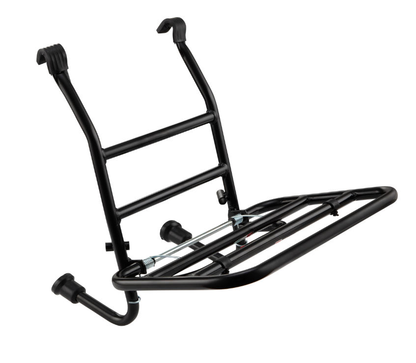 Gepäckträger vorne für Vespa PX 80-200ccm, klappbar, schwarz