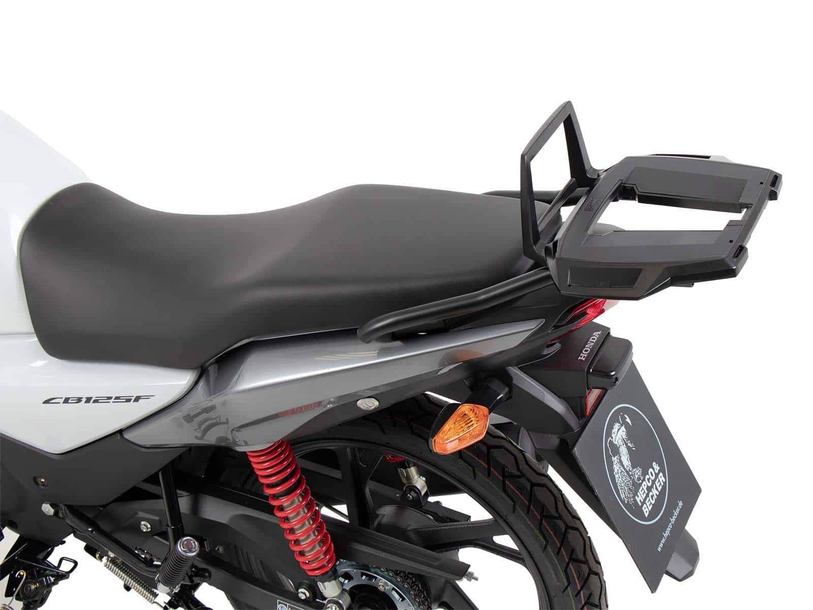 Alurack Topcaseträger schwarz für Honda CB 125 F (21-25) Hepco & Becker