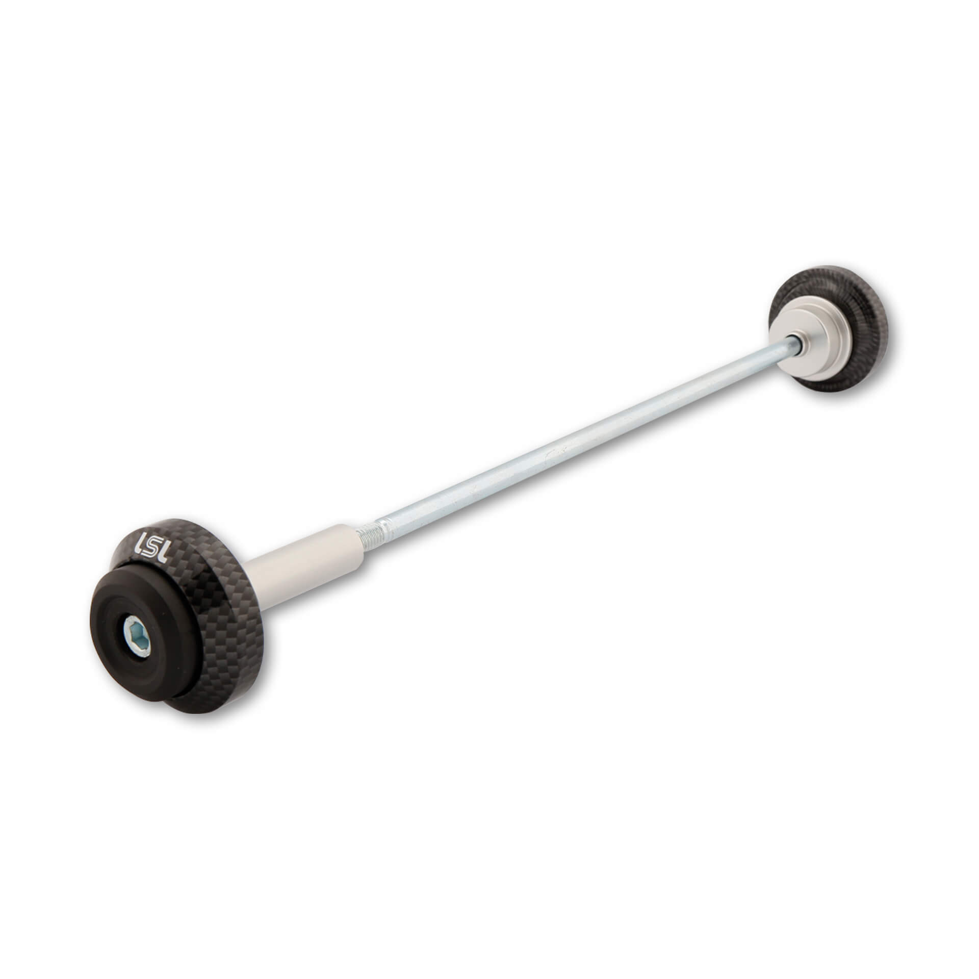 LSL Achs Ball GONIA für diverse Triumph, carbon look, vorn