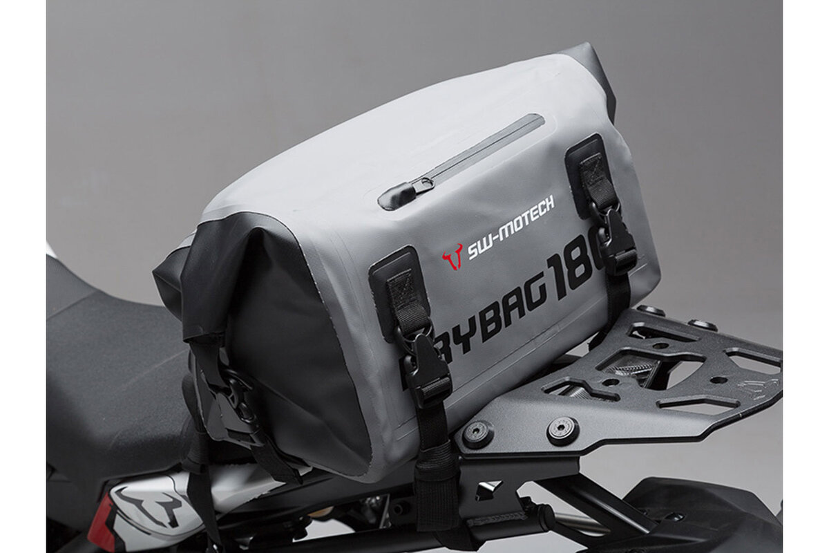 SW-Motech Drybag 180 Hecktasche für Aprilia RSV 1000 R /Tuono, grau / schwarz