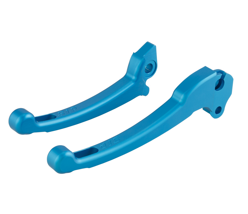 Sporthebel Set Kupplung/Bremse für Vespa PX 125 -150ccm, HBZ Hengtong, rechts/links, blau matt