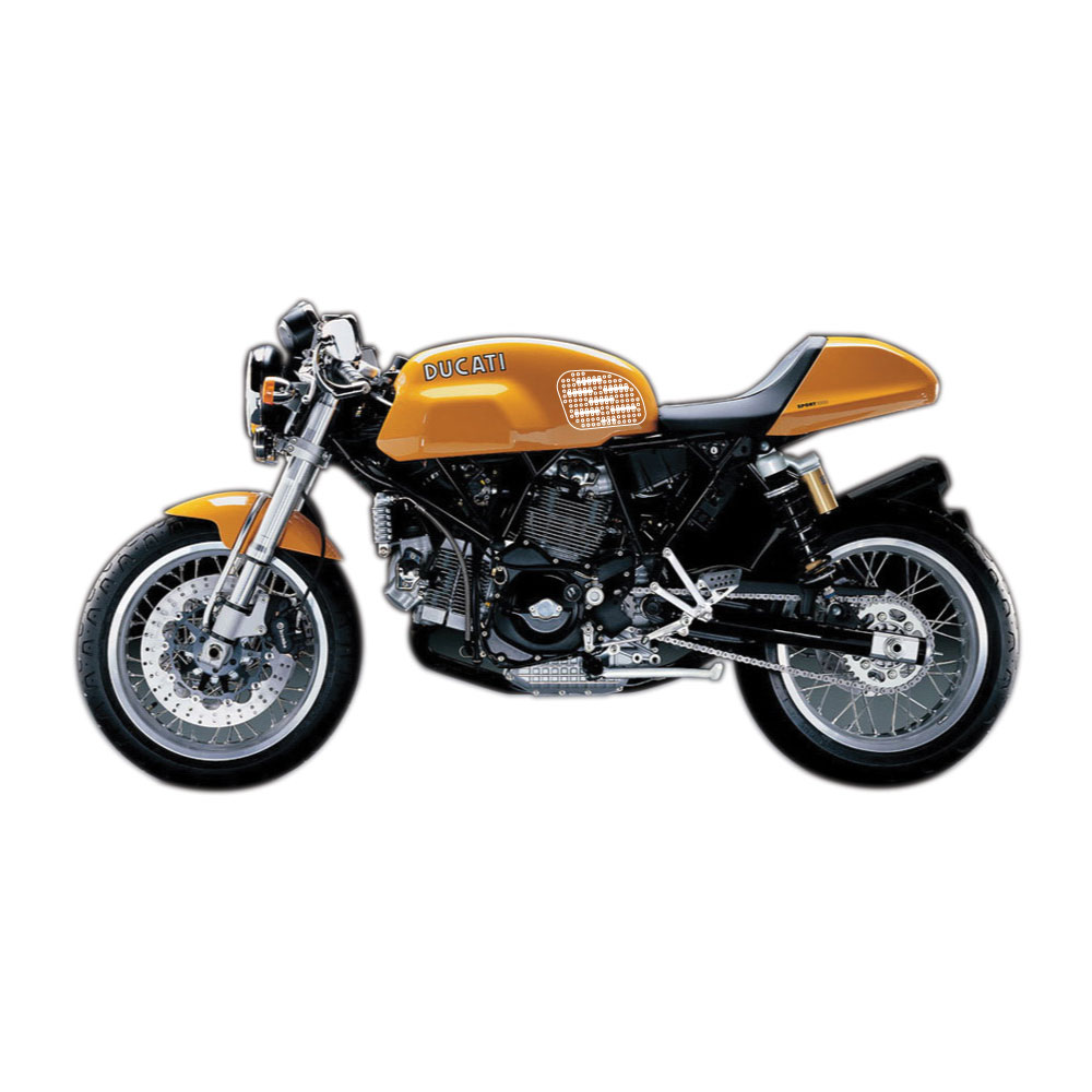 Stompgrip schwarz, Volcano, für BMW R12 S / nine T,2024-2025, Ducati Sport 1000, 2006-2009, Honda Mo