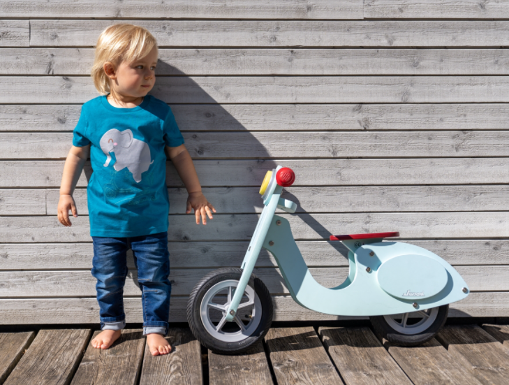 Kinder T-Shirt "Elefantastic Trip!", türkis