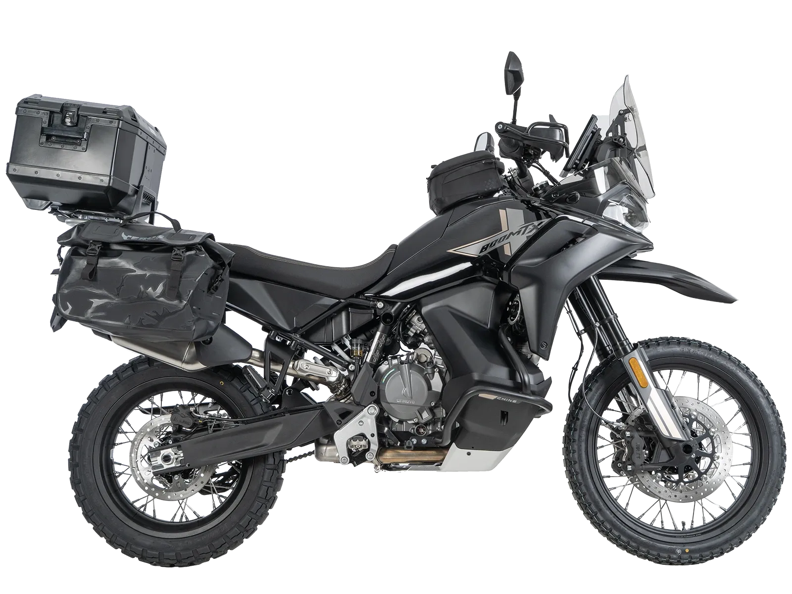 Alurack Topcase-Träger schwarz für CF Moto 800 MT-X / Comfort (25-) Hepco & Becker