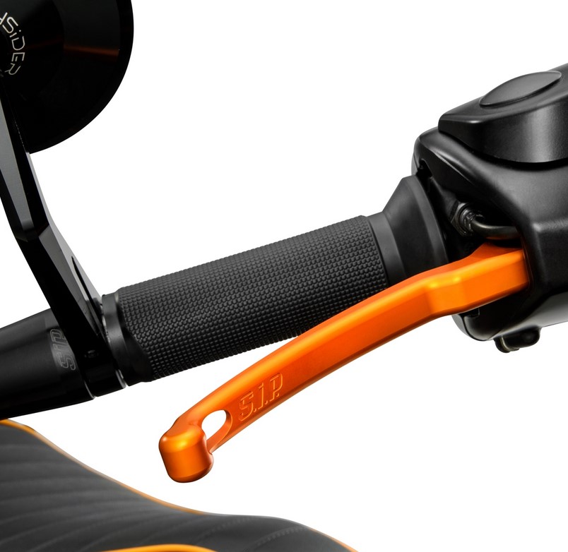 Sporthebel Set Bremse für Vespa, rechts und links, orange matt