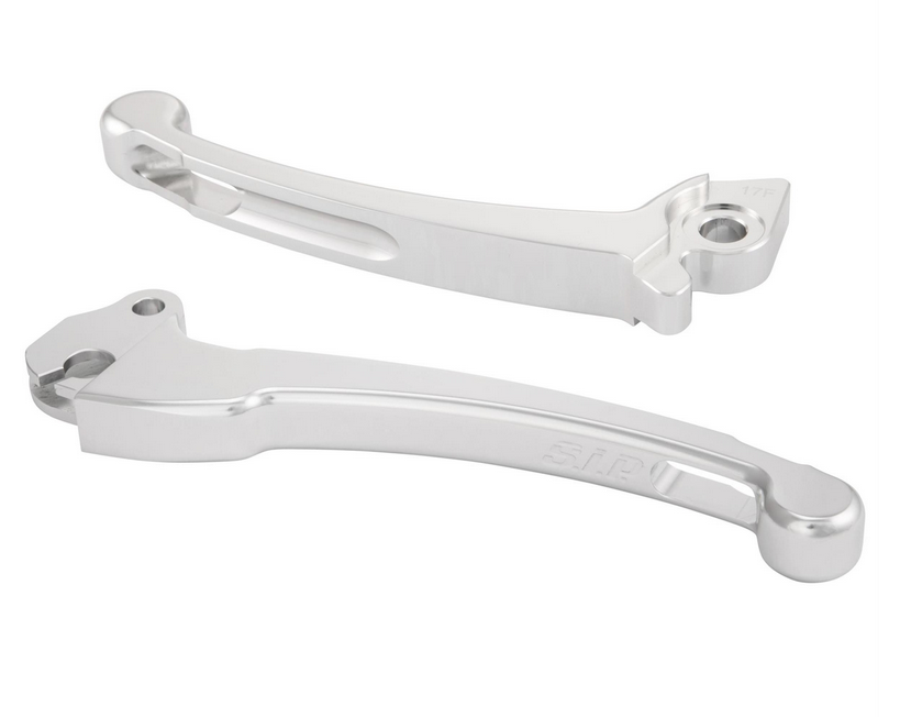 Sporthebel Set Kupplung/Bremse für Vespa PX 125-200ccm, HBZ Grimeca, rechts/links, silber