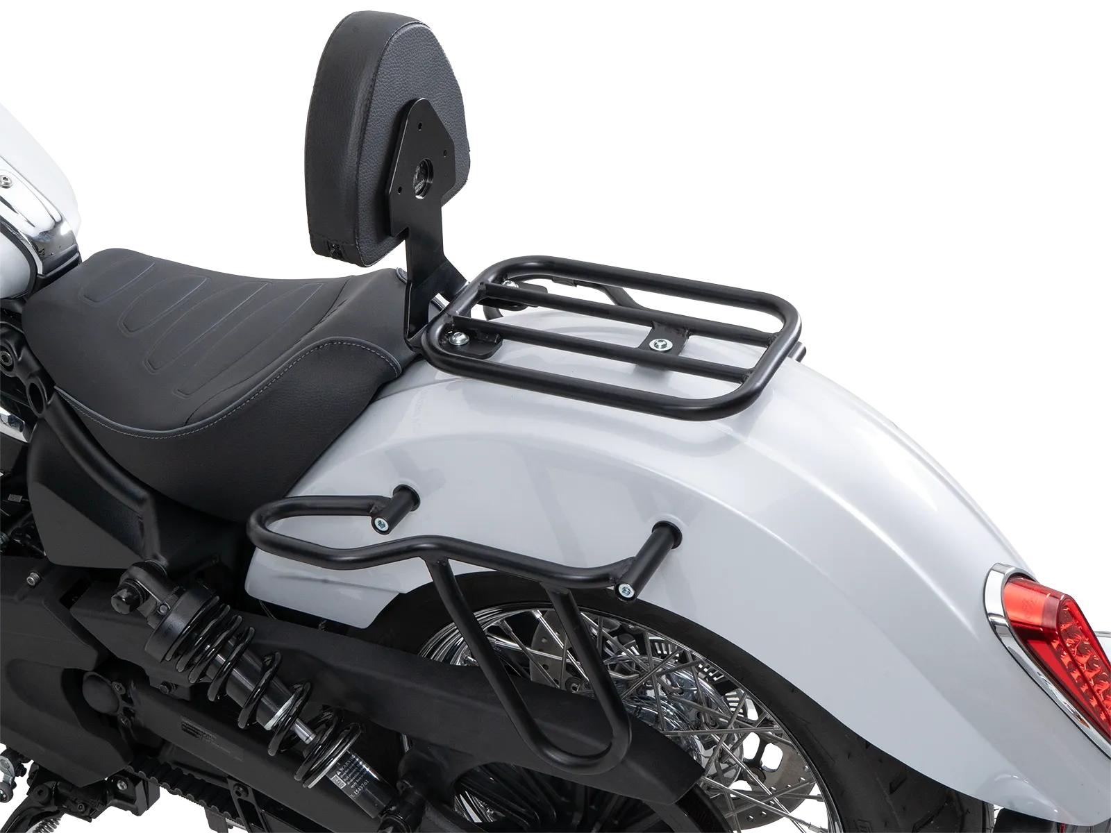 Rückenlehne Fahrer mit Polster schwarz für Indian Scout Classic 1250 (25-) Hepco & Becker