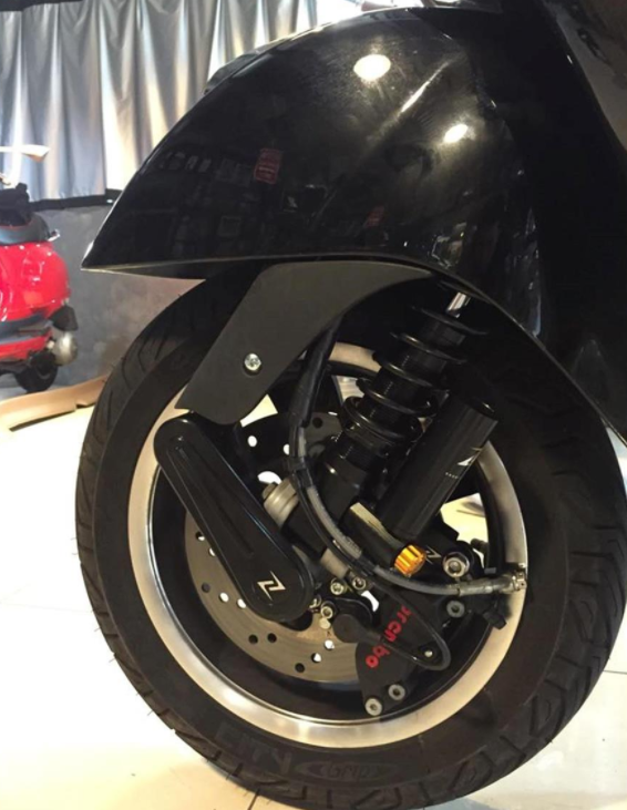 Stoßdämpfer "Black Edition" vorne für Vespa GTS/​GTS Super 125-300ccm ('14-'16), schwarz