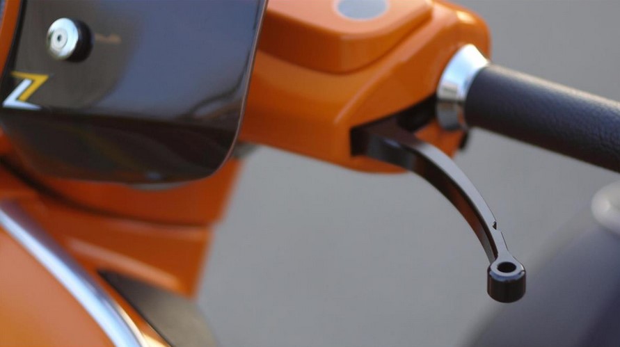 Sporthebel Set Bremse ZELIONI für Vespa, rechts und links, schwarz