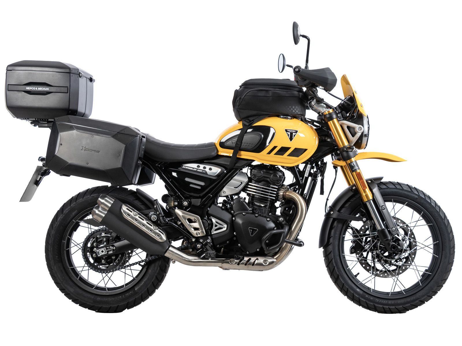 Smartrack Heckträger schwarz für Triumph Scrambler 400 XC (25-) Hepco & Becker