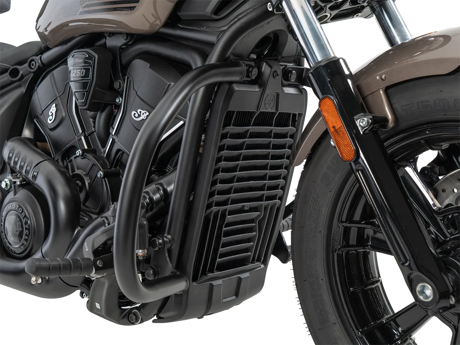 Motorschutzbügel schwarz für Indian Scout Sixty Classic (25-) (mit vorverlegter Fußrastenanlage)
