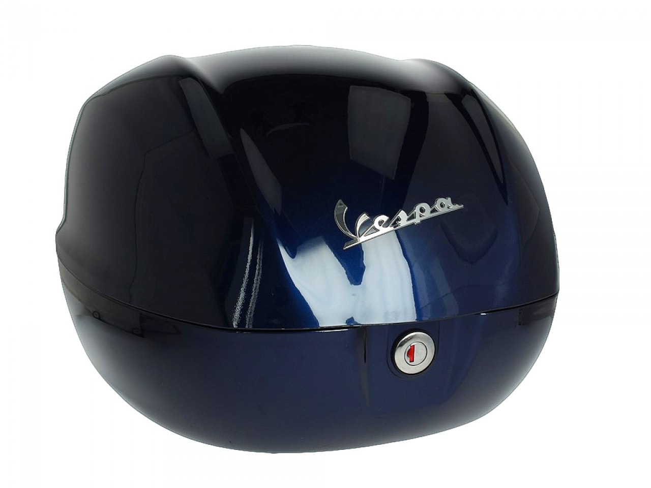 Original Topcase 32 l. für Vespa Primavera / GTS blau energia 289/A / Dunkelblau 289/A