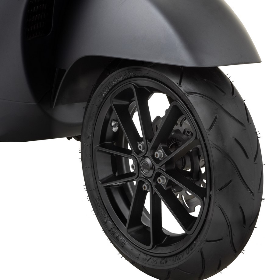 Felge vorne/hinten 13” für Vespa GTS/​GTS Super/​GTV/​GT 60/​GT/​GT L 125-300ccm, schwarz matt