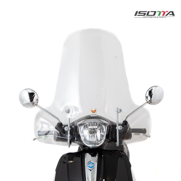 Mittelhohes Windschild klar für Piaggio Liberty (16-)