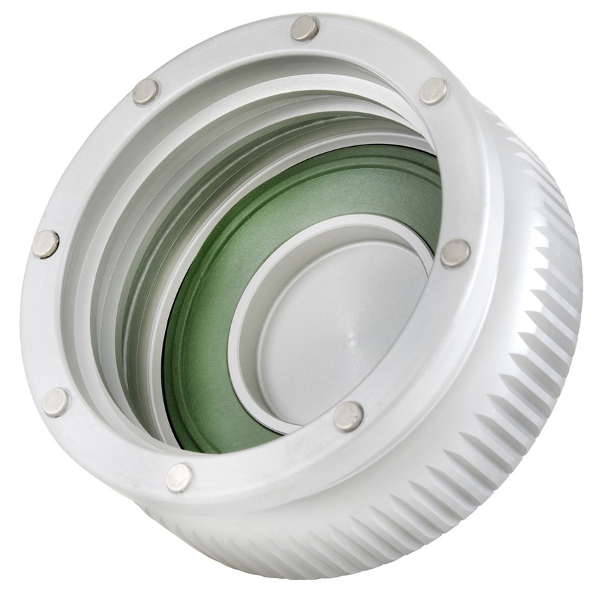 Tankdeckel für Vespa, silber matt