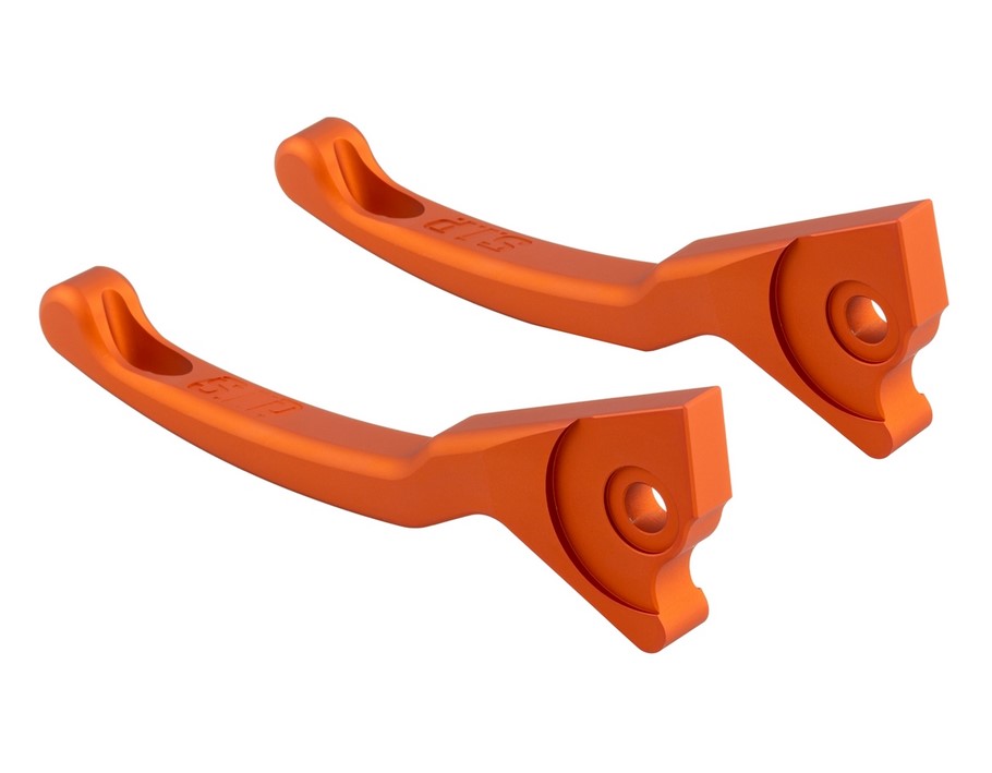 Sporthebel Set Bremse Shorty für Vespa, rechts und links, orange matt