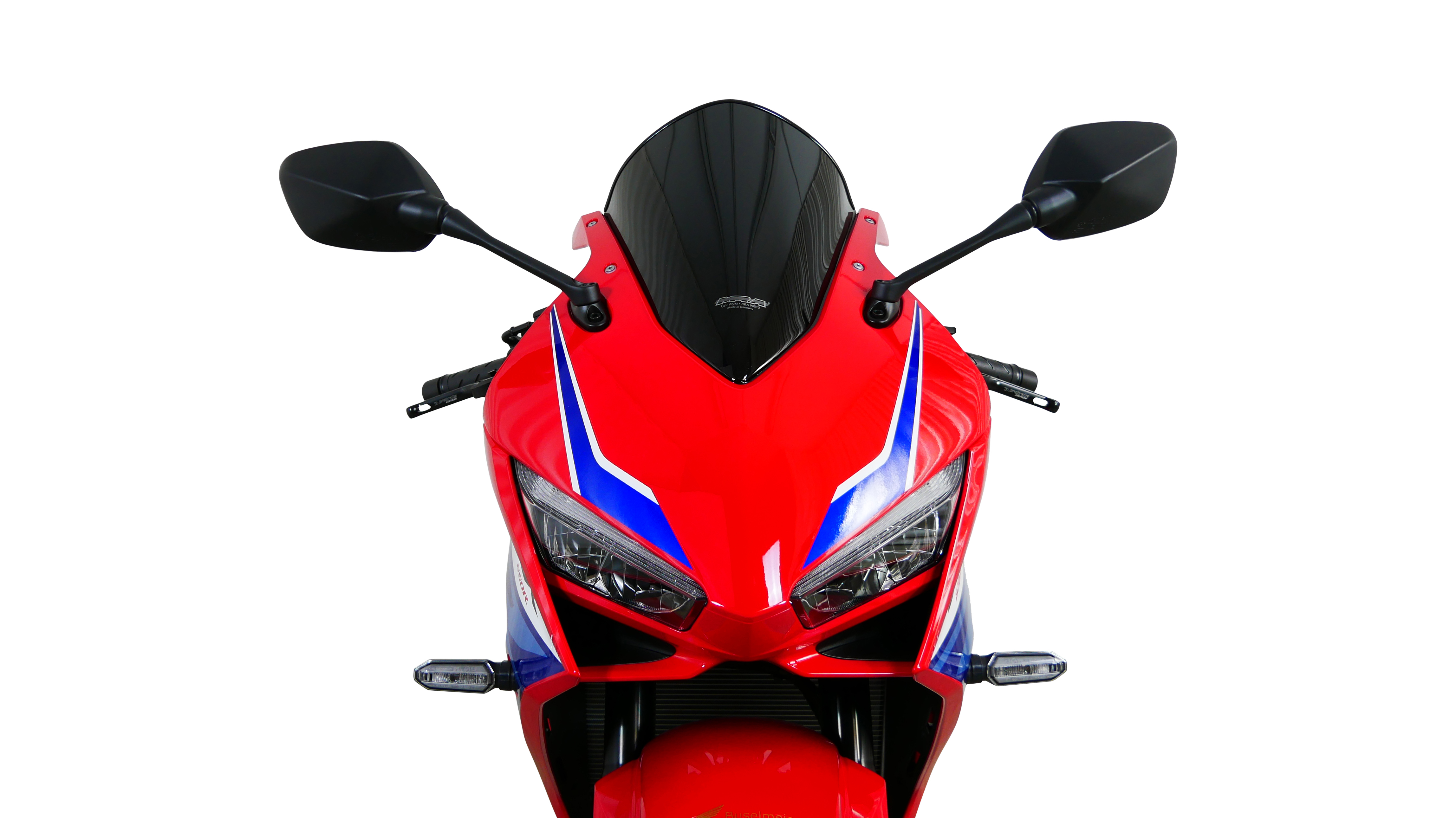 Racingscheibe MRA "R" schwarz für Honda CBR 650 R 2024-