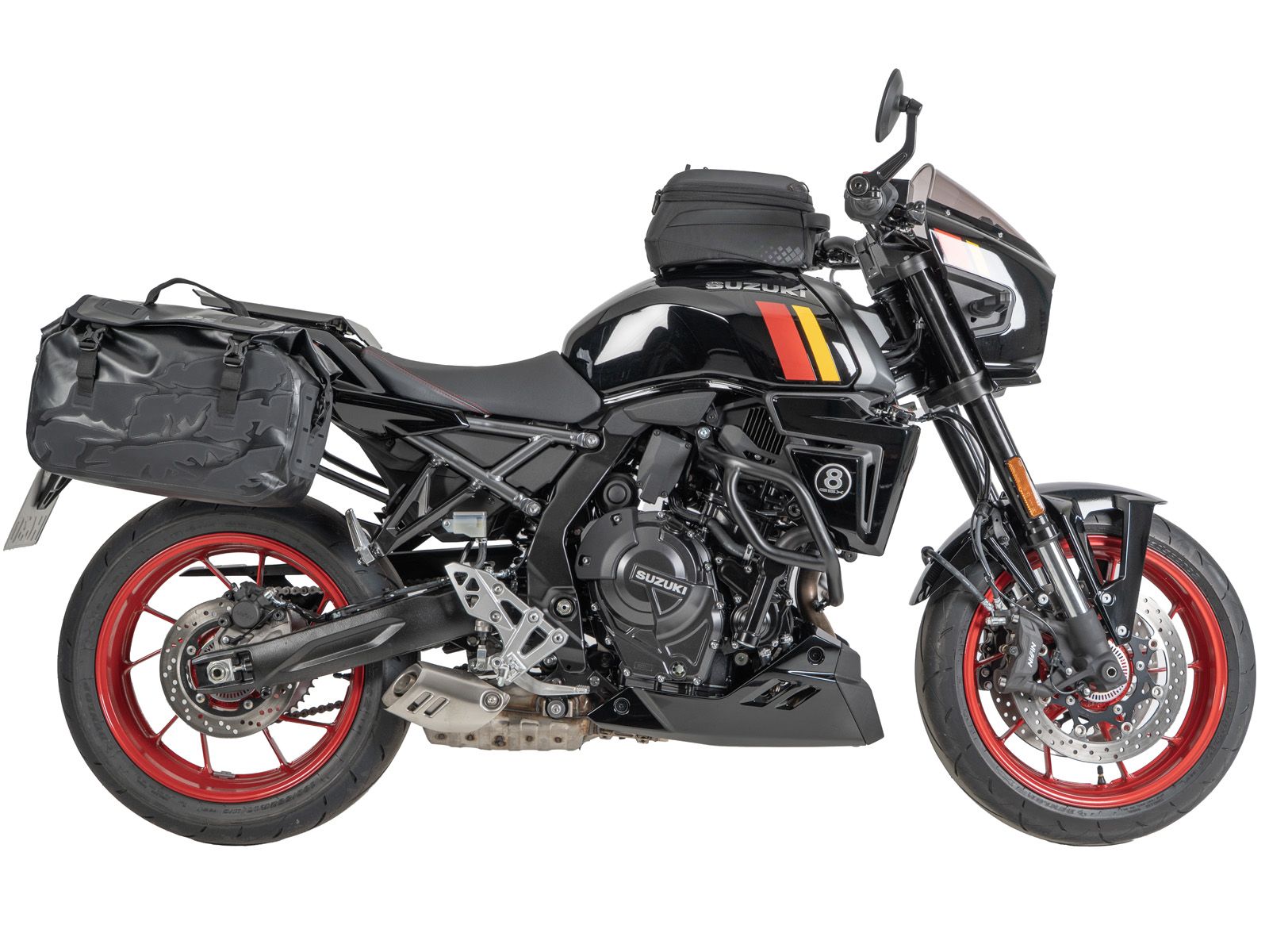 C-Bow Seitenträger schwarz für Suzuki GSX-8TT (25-) Hepco & Becker