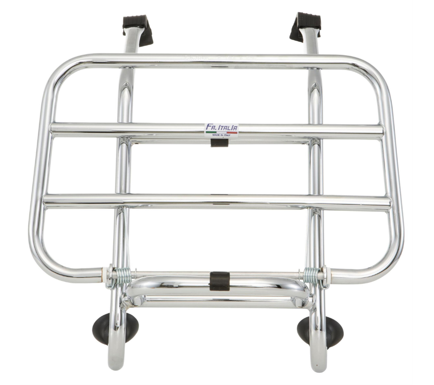 Gepäckträger vorne für Vespa PX 80-200ccm, klappbar, chrom