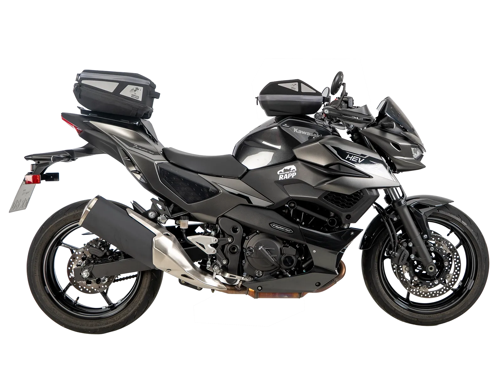 Sportrack schwarz für Kawasaki Z 7 Hybrid (24-) Hepco & Becker