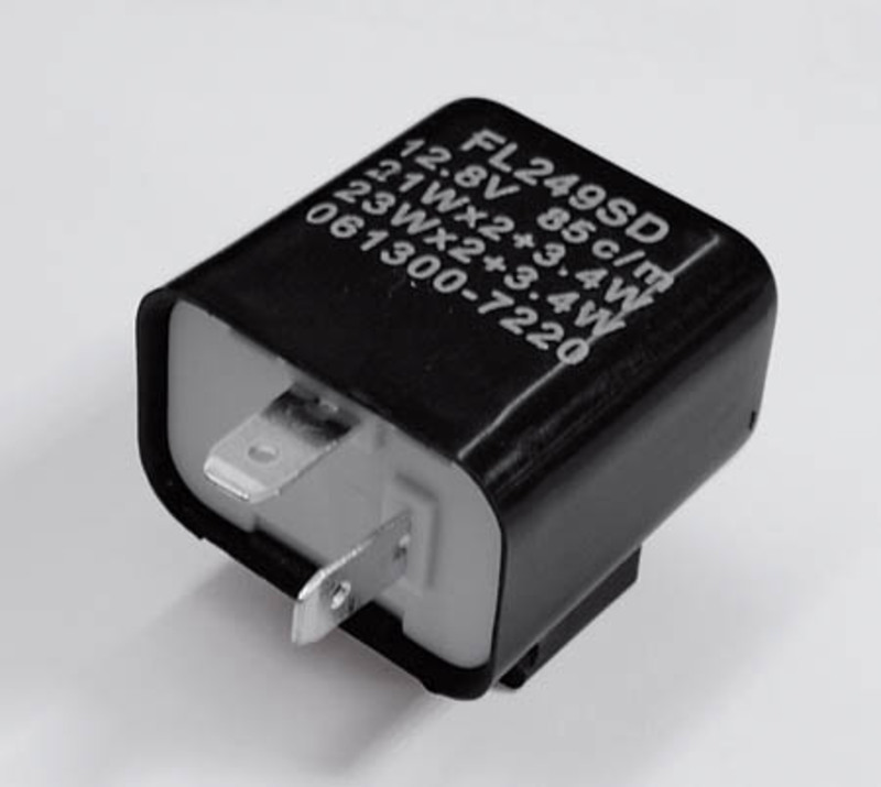 HIGHSIDER smart Blinkrelais Schwarz 2 Polig 12V 21W