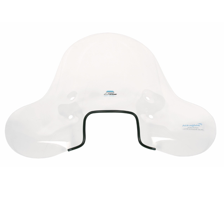 Windschild CUPPINI hoch für Vespa S 50-150ccm, klar