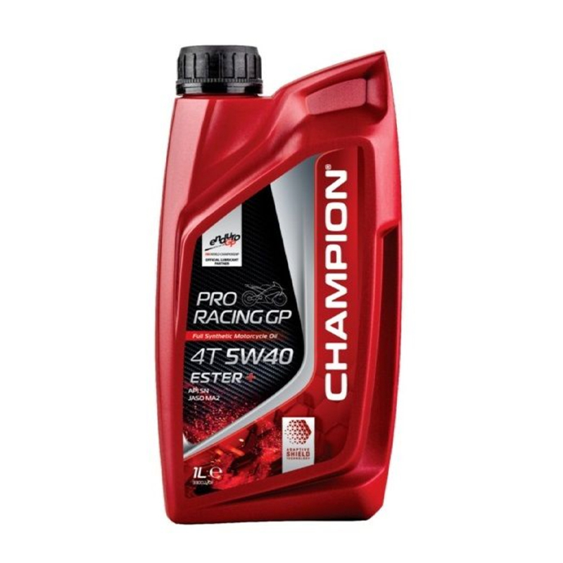CHAMPION®  Proracing GP 4T 5W-40 ESTER + Vollsynthetisches Motoröl - 1 Liter