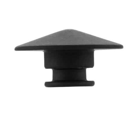 Abdeckkappe Radbolzen vorne oder hinten, schwarz matt