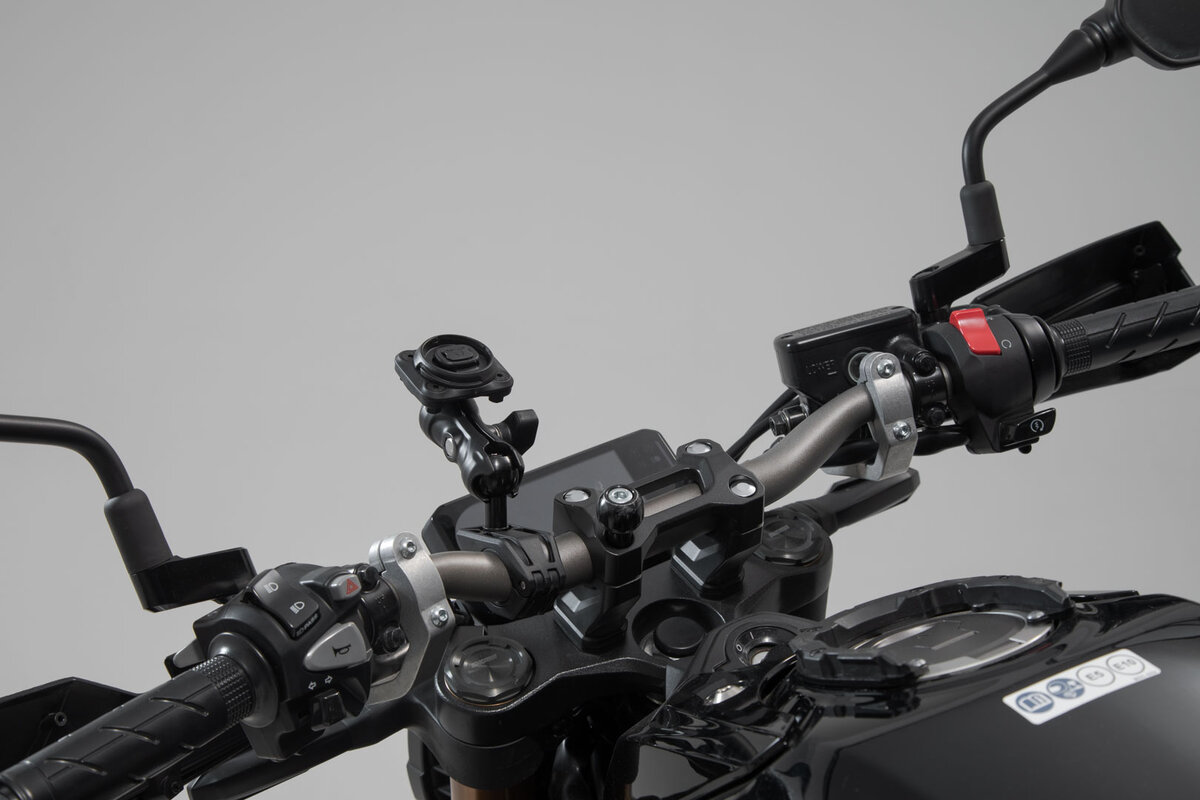 SW-Motech Navi-Halterung Kit T-Lock mit Smartphone Halter für Triumph Speed Triple 1200 RR /RS