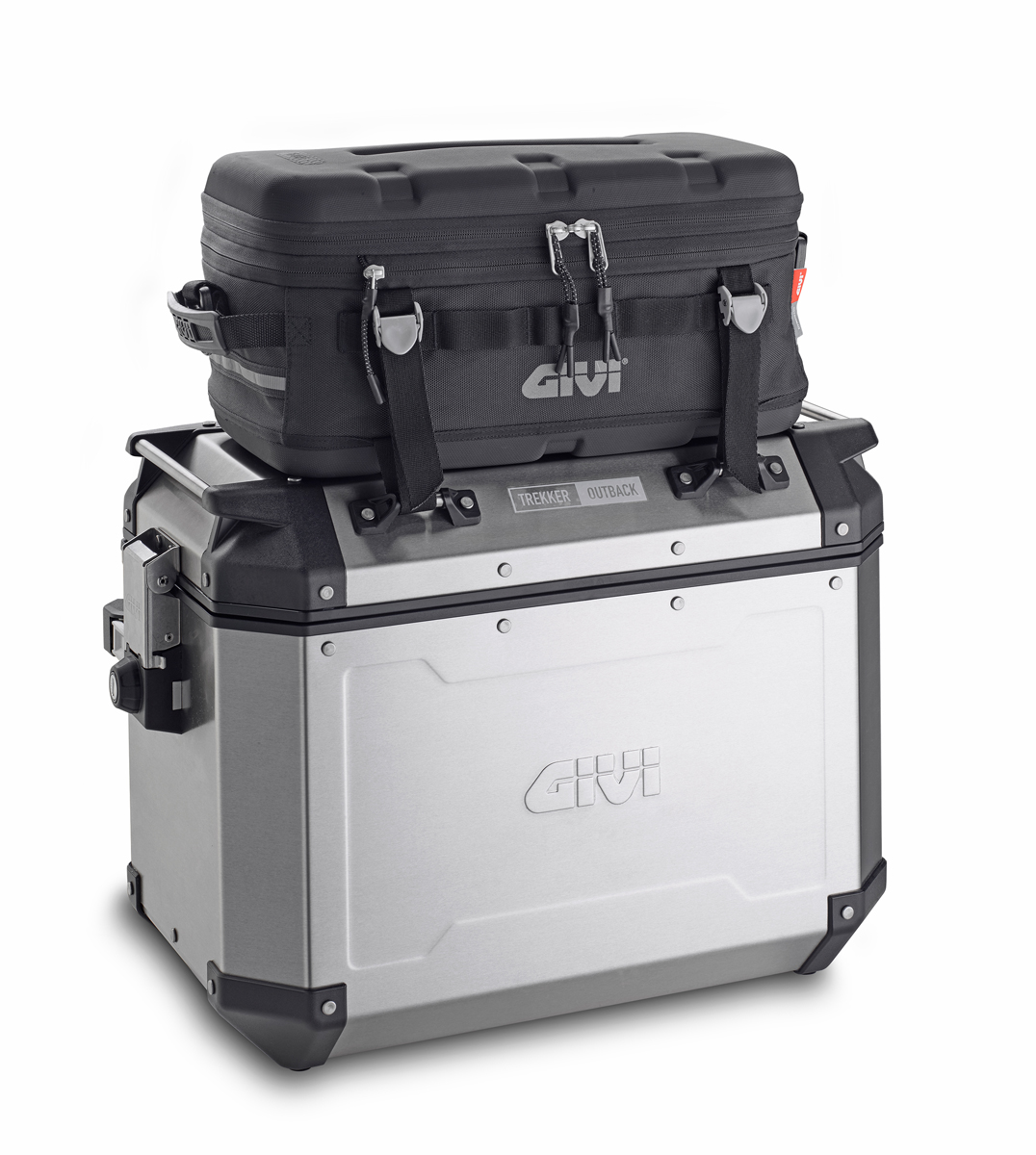 Givi Alu-Seiten-Koffer Einzeln Trekker Outback 48L Monokey - Rechts