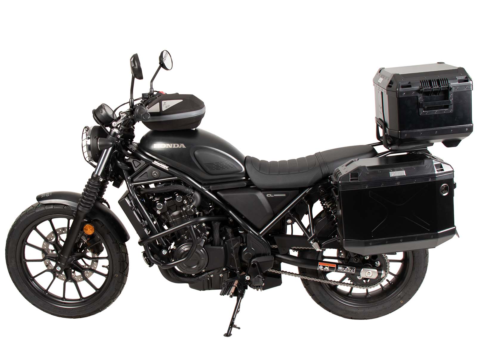 Alurack Topcase-Träger schwarz für Honda CL 500 Scrambler (23-) Hepco & Becker