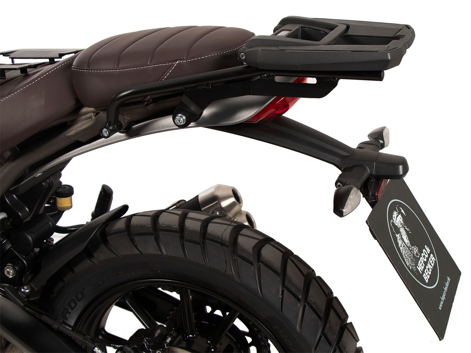 Easyrack Topcaseträger schwarz für Triumph Scrambler 400 XC (25-) Hepco & Becker