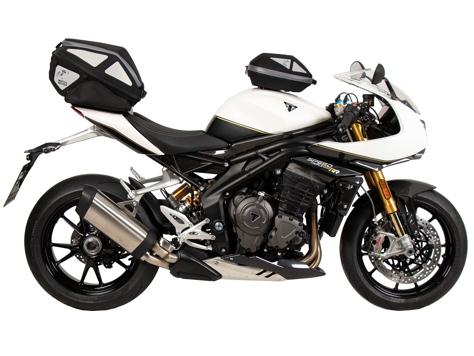 Sportrack schwarz für Triumph Speed Triple 1200 RS /RR (21-) Hepco & Becker