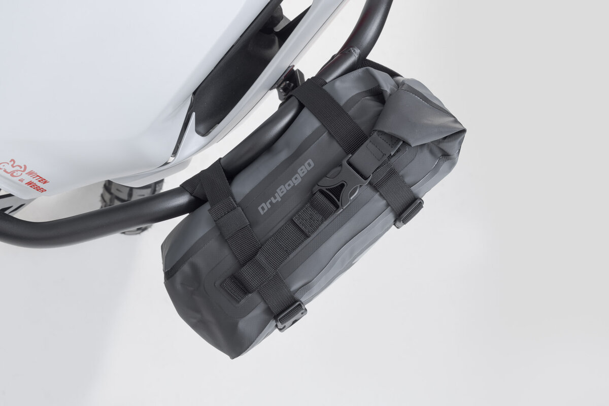 SW-Motech Drybag 80 Hecktasche für Triumph Tiger 1200 Modelle (22-), schwarz / grau