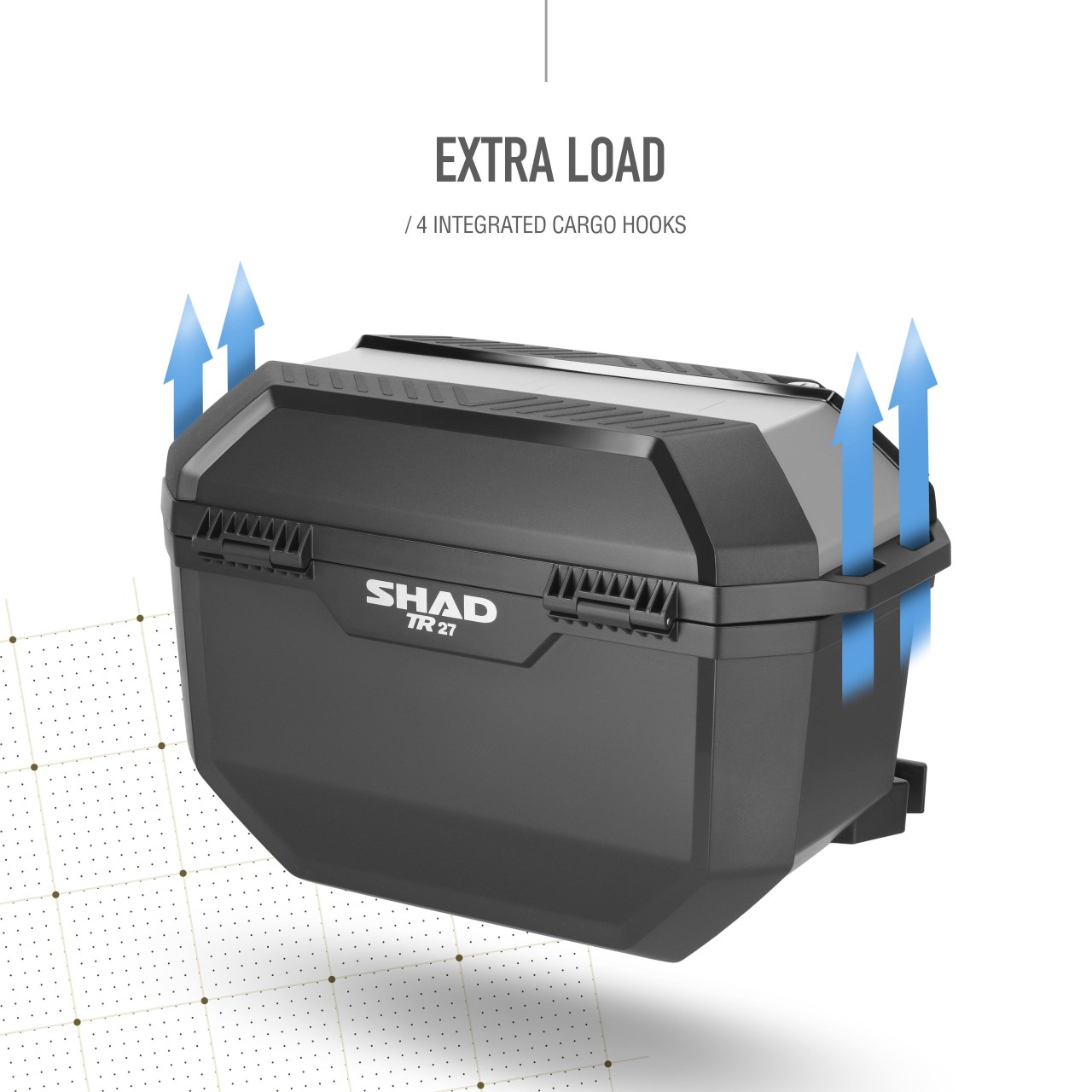 Shad Seitenkoffer Satz TR27, schwarz, 27l