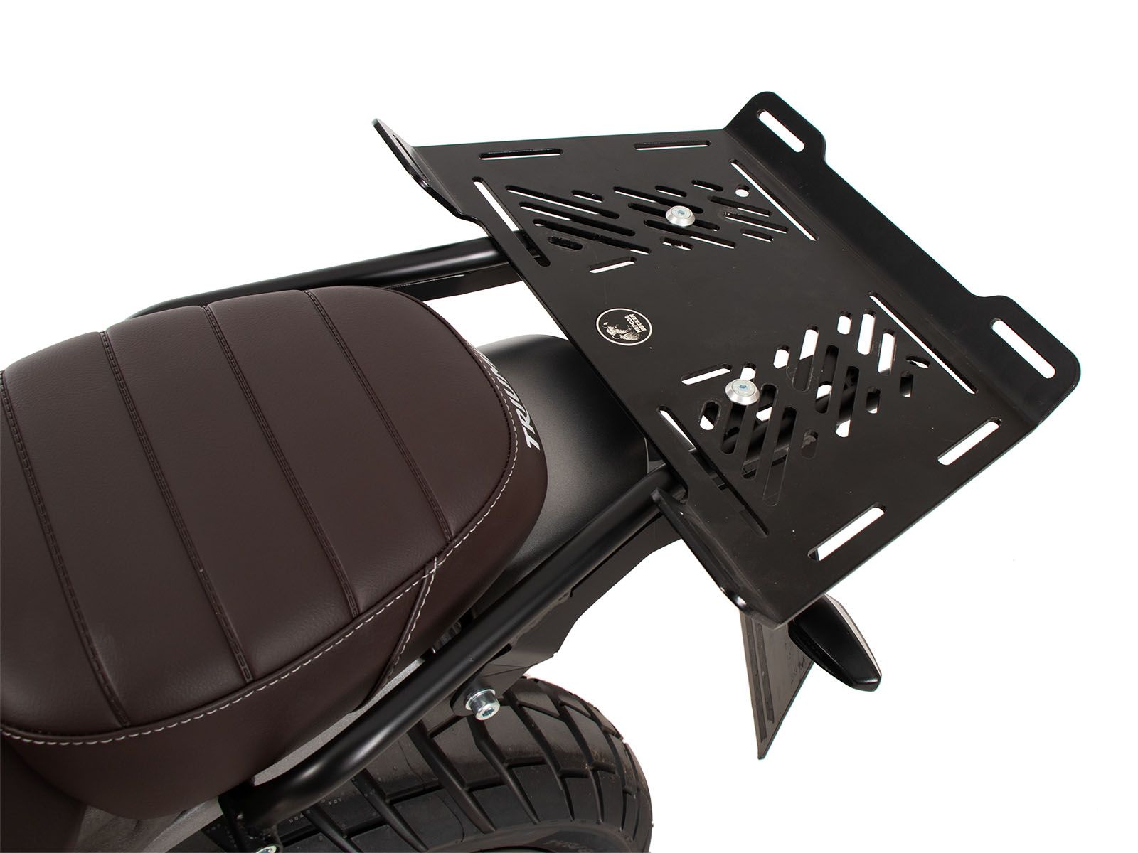 Gepäckbrückenverbreiterung schwarz für Triumph Scrambler 400 XC (25-) Hepco & Becker