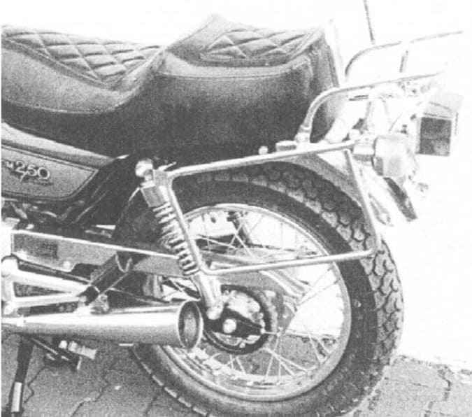 Rohrgepäckbrücke Topcase-Träger und Seitenkofferträger für Honda CM 250 C/T (82-84) Hepco & Becker