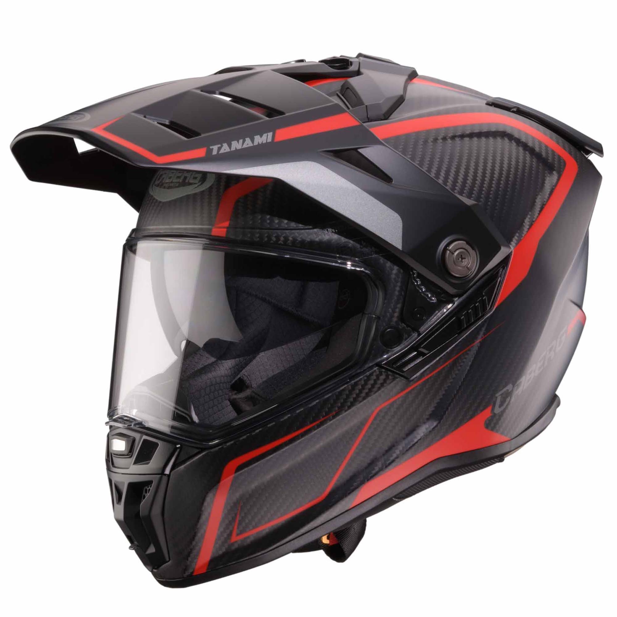 Caberg Helm Tanami Carbon Gravity schwarz/rot