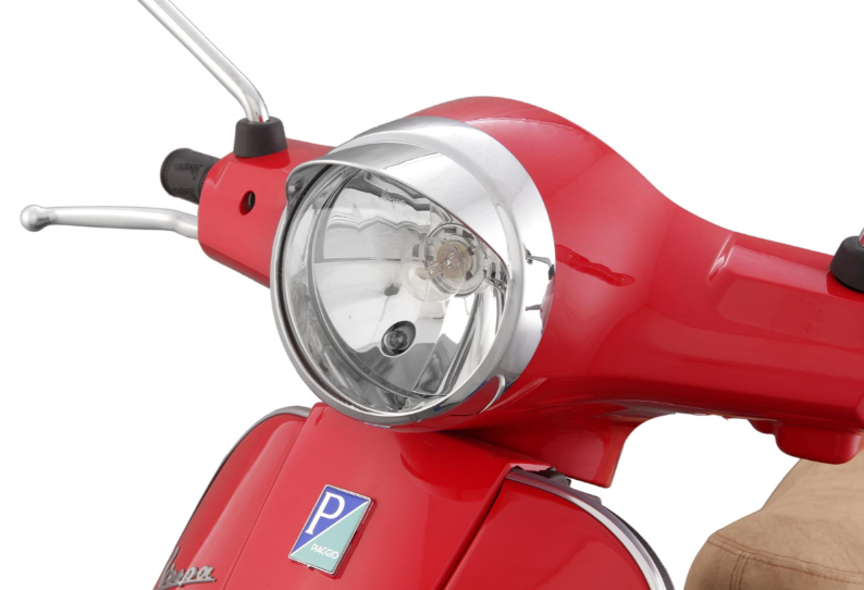 Lampenring mit Lampenschirm für Vespa LX 50-150ccm, chrom