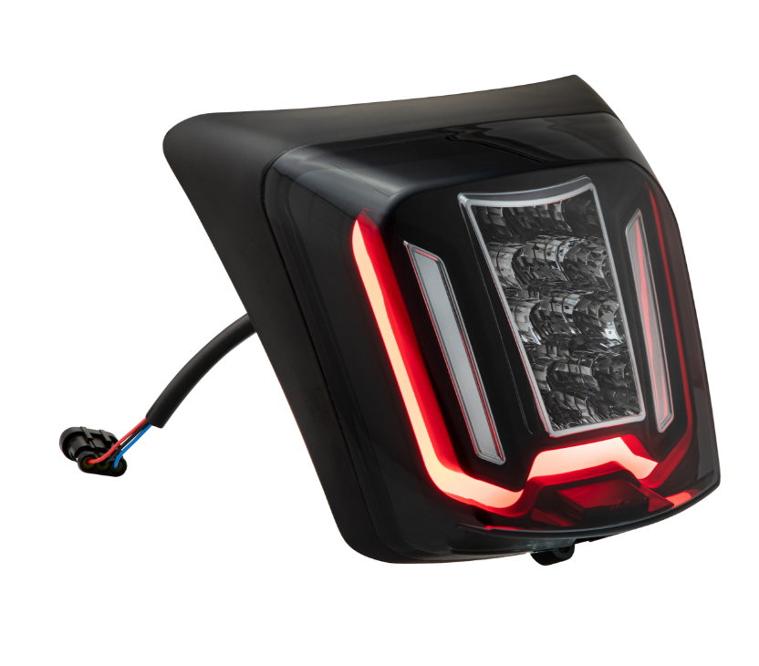 Rücklicht ZELIONI für Vespa GTS/​GTS Super 125-300ccm HPE, schwarz matt, getönt